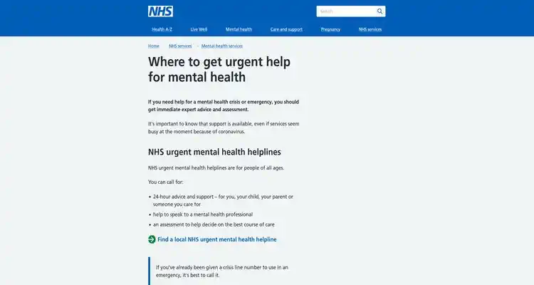 Counselling Services | NHS 111 mental health support